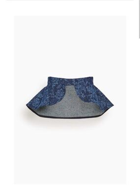 NWT BITE Studios Lace Print Denim Petal Belt Size 38 US 6